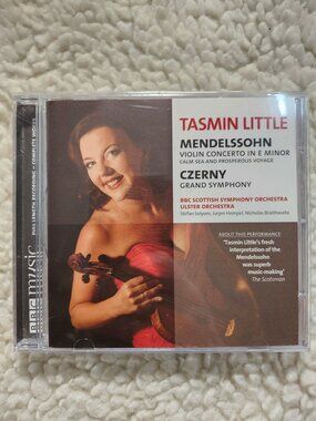 Tasmin Little Mendelssohn Violin Concerto Czerny Grand Symphony CD BBC Scottish